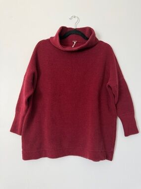 Free People Slouchy Slouchy Ottoman Burgundy